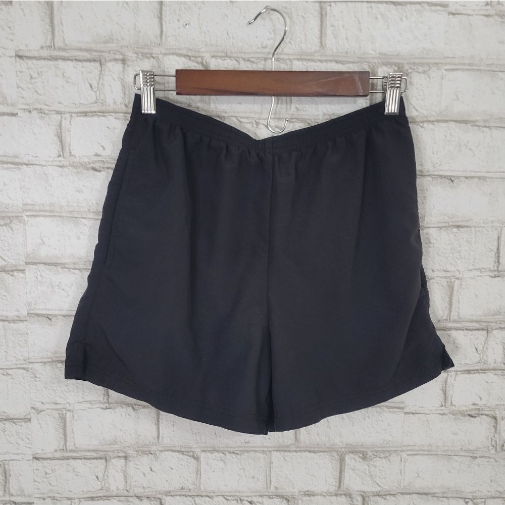 LL Bean black nylon shorts